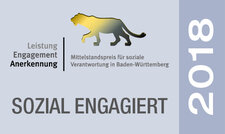 Mittelstandspreis 2018 für soziales Engagement Auszeichnung