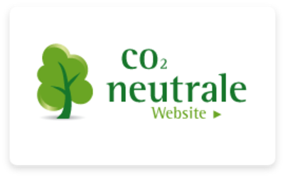 Wir führen eine CO2 neutrale Website