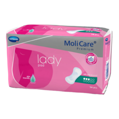 Hartmann MoliCare Premium Lady Pad 3 Tropfen Beutel 14 Stueck