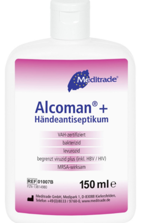 Meditrade Alcoman+ Händedesantiseptikum 150ml