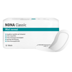 NONA Classic Mini Normal Beutel 12 Stück - Slipeinlage Beutel NONA Classic Mini Normal Einlage - 12 Stück