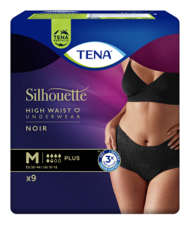 TENA Silhouette Plus Noir Gr. M 9 Stück Beutel