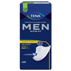 Tena Men Active Fit absorbent protector Level 2 20 Stück Beutel