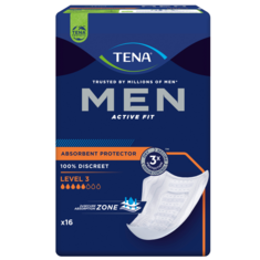 TENA Men Active Fit Level 3 Maennereinlage Beutel 16 Stueck