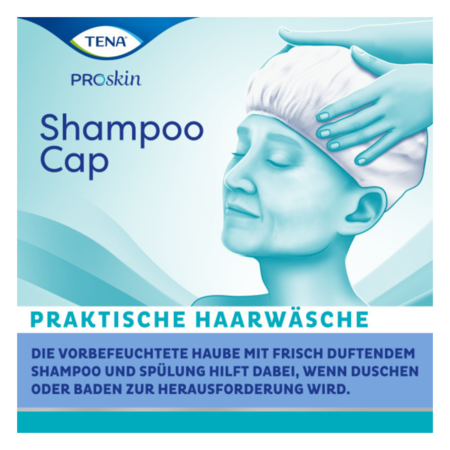 Haarwäschevorteile mit TENA ProSkin Shampoo Cap